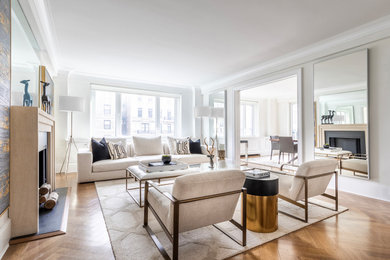 Living room photo in New York