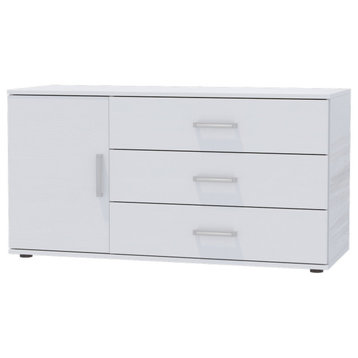 NUVOLE 3 Drawer 1 Cabinet Sideboard