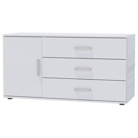 NUVOLE 3 Drawer 1 Cabinet Sideboard