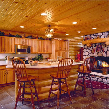 Log Home Kitchens