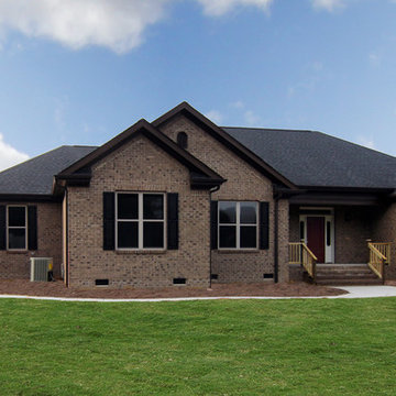 One Story Brick Homes Raleigh