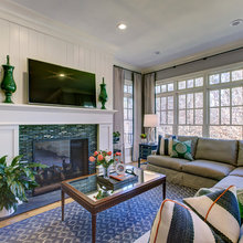 fireplace mantle