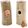Copper Salt & Pepper Shakers With Antler, Small
