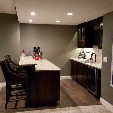Olathe Man Cave Basement Finish