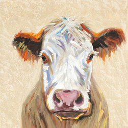 "Hereford Cow" Canvas Wall Art - Artwork
