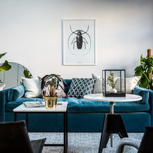 divano blu