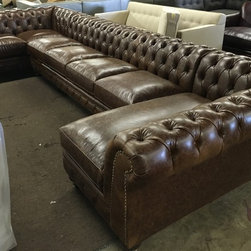 KENZIE STYLE - Chesterfield Custom Sectional Sofas - Sectional Sofas