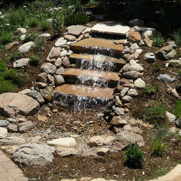 Yard Renovations with Water Fall Feature - Littleton, CO