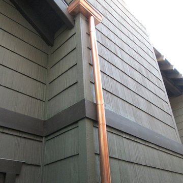 Copper Rain Gutter Projects