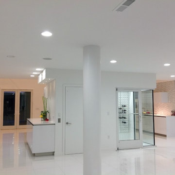 Glass Enclosed Wine Cellars