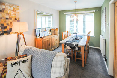This is an example of a contemporary living room in Other.