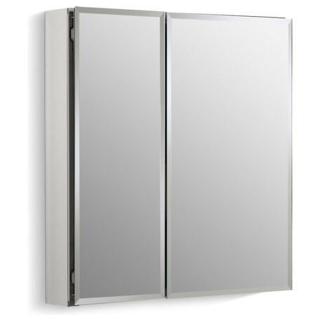 Kohler K-CB-CLC2526FS 25" x 26" Double Door Reversible Hinge - Silver Aluminum