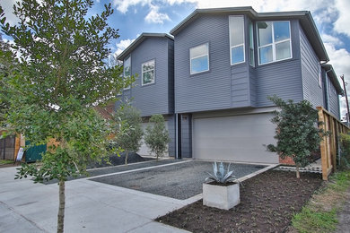 Example of a trendy exterior home design in Houston