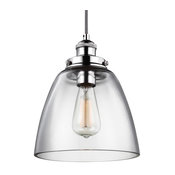 Feiss P1349PN Baskin Polished Nickel Pendant