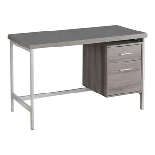 Home Candon Desk Distressed Brown Oak