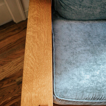 Details - Reupholstered Original Stickley Furniture