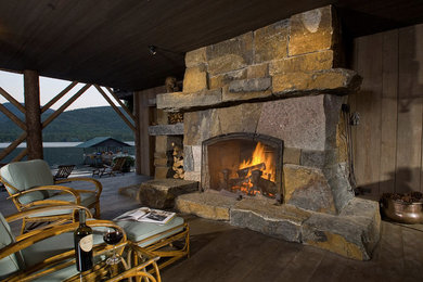 Mountain style patio photo in Burlington