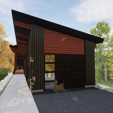 Ottawa River Modern Custom Waterfront Home