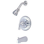 Kingston Brass - Kingston Brass KB163 Magellan Tub and Shower Trim - Polished Chrome - Product Features: