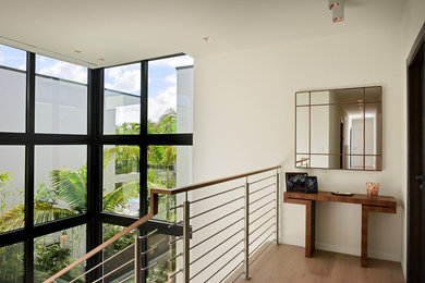 Inspiration for a contemporary staircase remodel in Miami