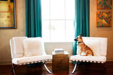 Inspiration for a transitional living room remodel in New Orleans