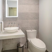 Powder room in laundry