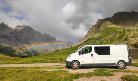 Avant/Après : Un van autonome pour des amoureux de montagne