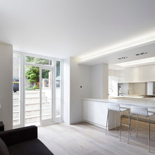 Contemporary White U shape