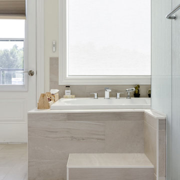 Emmett Road Custom Home Ensuite Bathroom