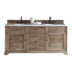 Savannah 72'' Double Vanity - Vanity Tops And Side Splashes