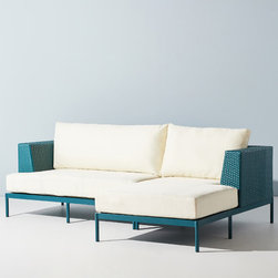 Palm Springs Chaise Sectional - Outdoor Chaise Lounges