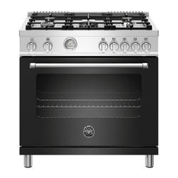 36 inch All Gas Range, 5 Brass Burners Master Serie - Gas Ranges And Electric Ranges