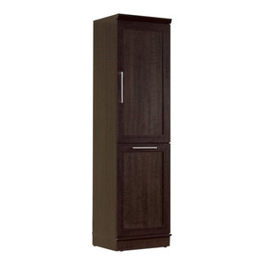 Sauder Homeplus Storage Cabinet In Dakota Oak Transitional