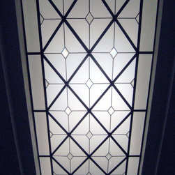 Decorative Leaded Glass Ceiling Lens - Skylights