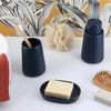 Bathroom Accessory Set, 4 Piece, Navy Blue, Soap Dish Only