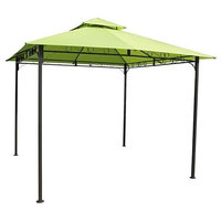 10'x10' Weather Resistant Gazebo With Lime Green Canopy