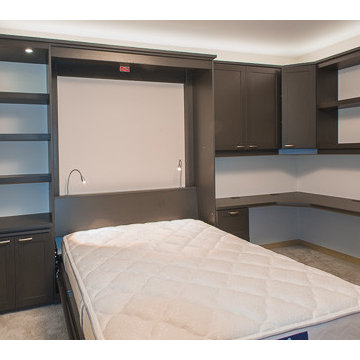 Queen Wall Bed with Home Office
