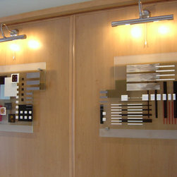 Original paintings on glass - Mixed Media Art