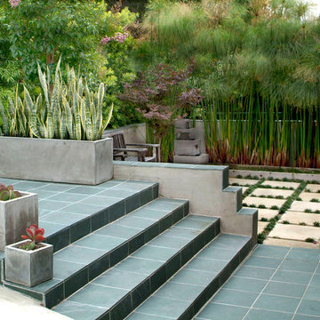 Excavated Zen Garden Slope