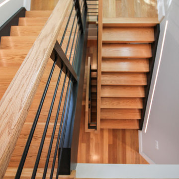 Project #73 | Bold Modern Staircase with Integrated Lighting