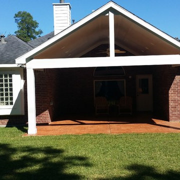 Custom Patio Cover of the month, Humble, TX-April 2015