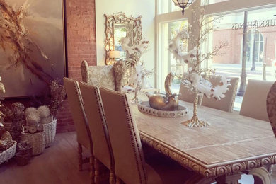 Example of a classic dining room design in Other