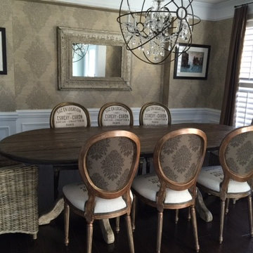 Reclaimed wood Custom Pedestal Table