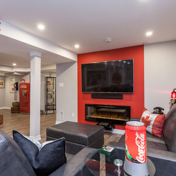 Oakville | Themed Basement Build