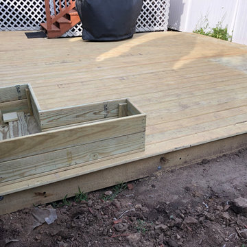 Pressure Treated Wood Deck Renovation