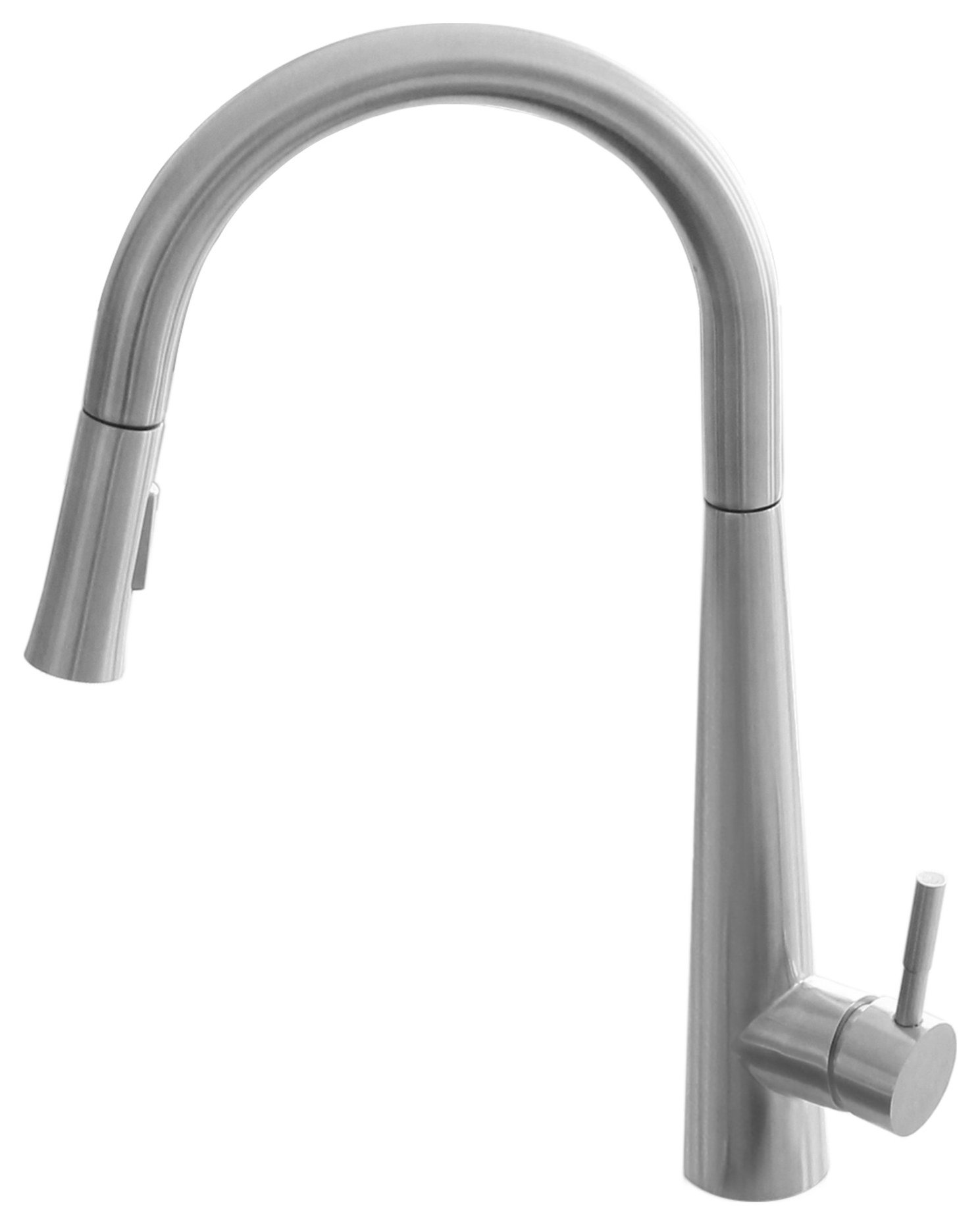 STYLISH Kitchen Sink Faucet Single Handle Pull Down Dual Mode Stainless Steel