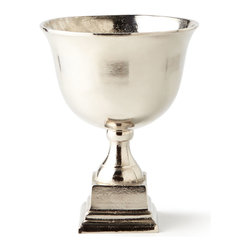 Silver Metal Vase - Vases
