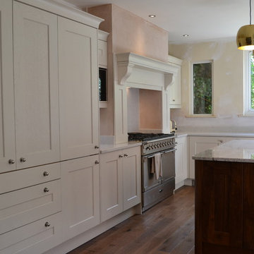 Classic Walnut and Painted (Snowdrop) Kitchen - Mr & Mrs McInnes.