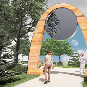 Public Art- Moon Healing Garden