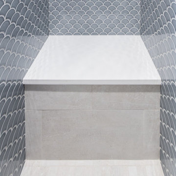 Nautical Themed Bath with a Steam Shower
